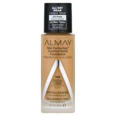Almay&reg; Skin Perfecting&trade; 1 fl. oz. Comfort Matte Foundation in Toasted Almond. View a larger version of this product image.