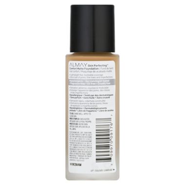 Almay&reg; Skin Perfecting&trade; 1 fl. oz. Comfort Matte Foundation in Toasted Almond. View a larger version of this product image.