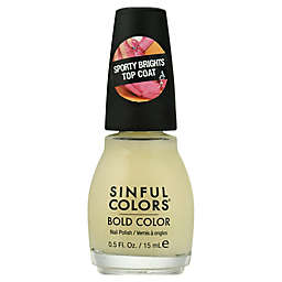 Sinful Colors® 0.5 fl. oz. Sporty Brights Nail Polish in Rubber Top Coat 2686
