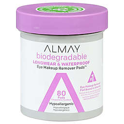 Almay 80-Count Biodegradable Longwear & Waterproof Eye Makeup Remover Pads