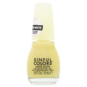 Sinful Colors&reg; 0.5 fl. oz. Sheer Matte Nail Polish in See-Through Citrine 2755