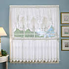 Alternate image 0 for Forget-Me-Not Fan Valance in White/Blue