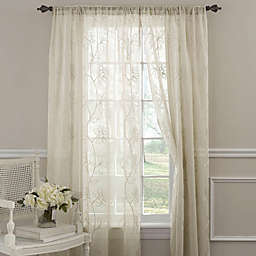 Laura Ashley® Sheer Frosting Window Curtain Panels (Single)