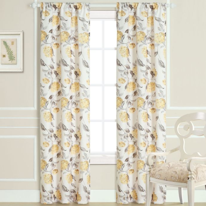 Laura Ashley® Hydrangea Window Curtain Panel Pair Bed Bath and Beyond