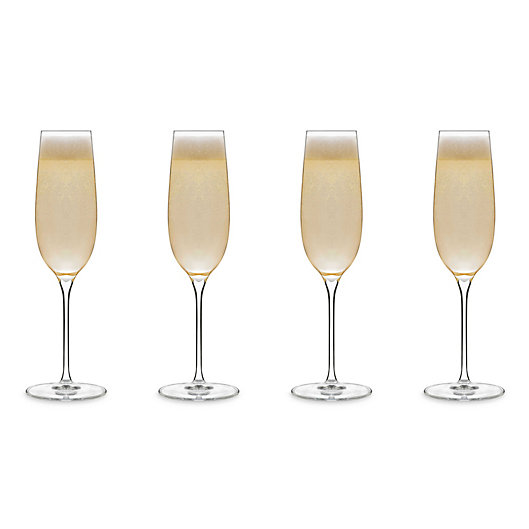 Alternate image 1 for Libbey® Glass Signature Kentfield Champagne Flutes (Set of 4)