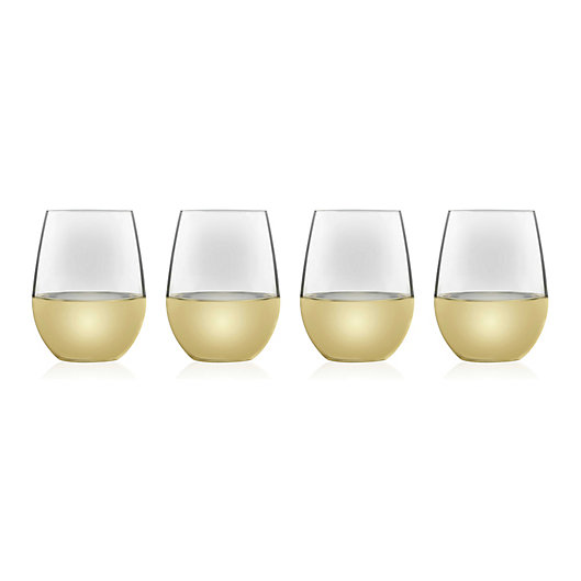 Alternate image 1 for Libbey® Signature All-Purpose Stemless Wine Glasses (Set of 4)