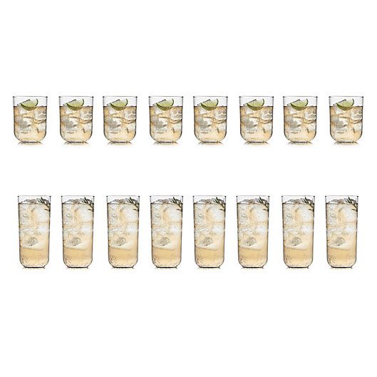 Alternate image 1 for Libbey® Glass Polaris Axis 16-Piece Drinkware Set