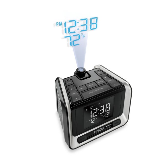 Homedics Sleep Station Projection Weather Alarm Clock
