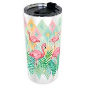 Flamingo 24 oz. Insulated Wrap Tumbler with Lid