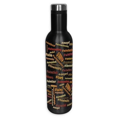 Indigo Falls&reg; #Wine 26 oz. Stainless Steel Water Bottle with Lid