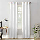 Alternate image 0 for No.918&reg; Montego Textured 108-Inch Grommet Semi Sheer Curtain Panel in White (Single)