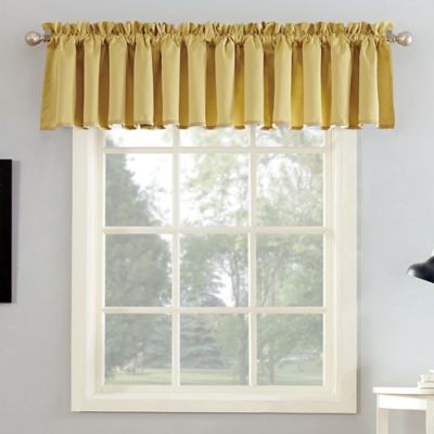 Details about   Jcp Home Expressions Emma Rod Pocket Valance 52 W x 15 L Reed Yellow 