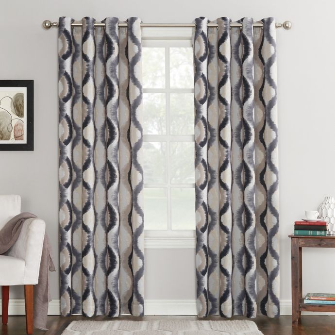 Sun Zero Courtney 95 Inch Grommet Room Darkening Window Curtain Panel Single Bed Bath Beyond