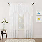 Alternate image 0 for No.918&trade; Alison Lace Scalloped Rod Pocket Sheer Window Curtain Panel Collection