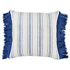 Alternate image 0 for Bee &amp; Willow&trade; with Lauren Liess Striped Square Throw Pillow in Blue