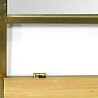 Alternate image 3 for Stratton Home D&eacute;cor Madeline Accent Mirror with Collapsible Shelf in Gold