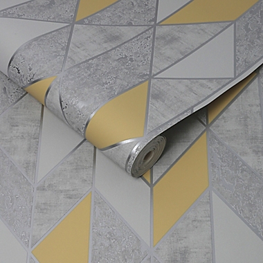 Milan Geo Non-Woven Wallpaper. View a larger version of this product image.