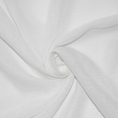 Archaeo&reg; Slub Linen 84-Inch Grommet Semi-Sheer Window Curtain Panel in White (Single). View a larger version of this product image.