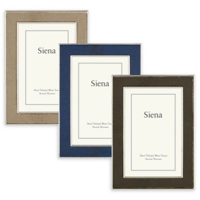 Siena 4-Inch x 6-Inch Faux Lizard Picture Frame