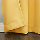 Alternate image 2 for No.918&reg; Montego Textured 84-Inch Grommet Semi Sheer Curtain Panel in Yellow (Single)