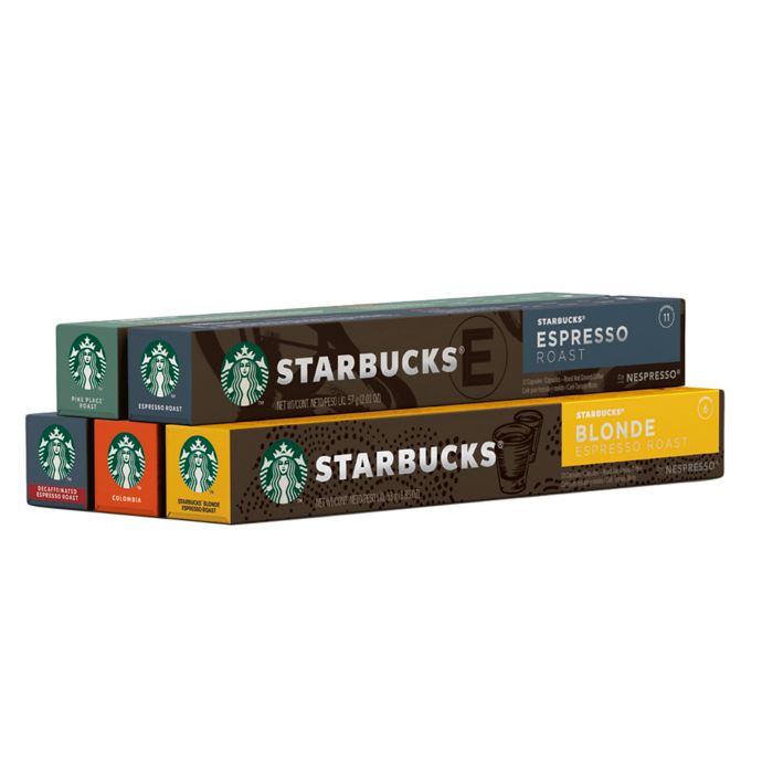 Starbucks® by Nespresso® Capsules Collection | Bed Bath & Beyond