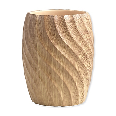 Wood Works Wastebasket in Natural. View a larger version of this product image.