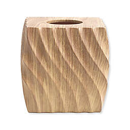 Wood Works Tissue Box Cover in Natural