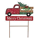 Alternate image 0 for Glitzhome Christmas Truck Yard Stack/Wall D&eacute;cor