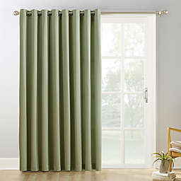 Sun Zero® Mariah Room Darkening 84-Inch Grommet Window Curtain Panel in Sage Green (Single)