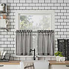 Alternate image 5 for No.918&reg; Parkham Farmhouse Plaid 36-Inch Kitchen Curtain Tier Set and Valance and in Coal