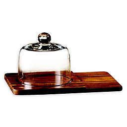 American Atelier Madera Cheese Board with Dome
