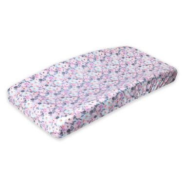 Copper Pearl&trade; Morgan Changing Pad Cover in Natural Floral. View a larger version of this product image.