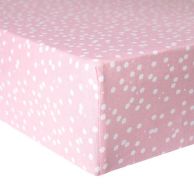 Copper Pearl&trade; Lucy Premium Fitted Crib Sheet in Pink