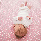 Alternate image 1 for Copper Pearl&trade; Lucy Premium Fitted Crib Sheet in Pink