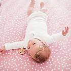 Alternate image 2 for Copper Pearl&trade; Lucy Premium Fitted Crib Sheet in Pink