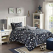 Mizone Kids Starry Night Coverlet Set in Charcoal