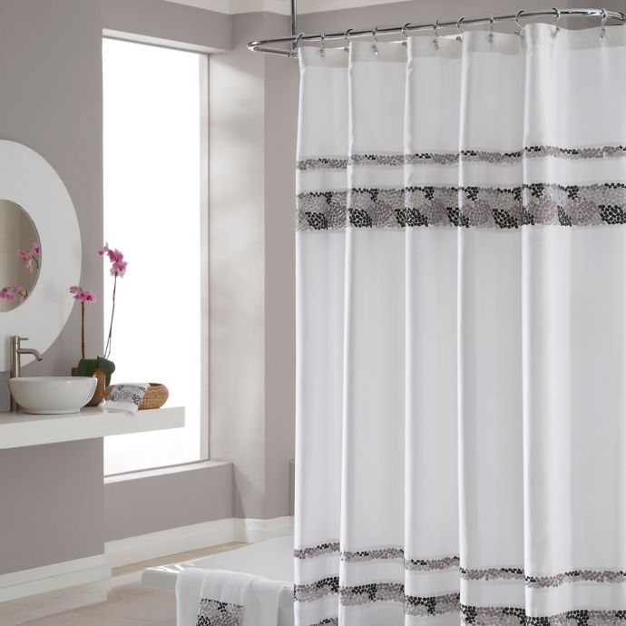 Croscill® Deco Bain Tile Shower Curtain | Bed Bath and Beyond Canada