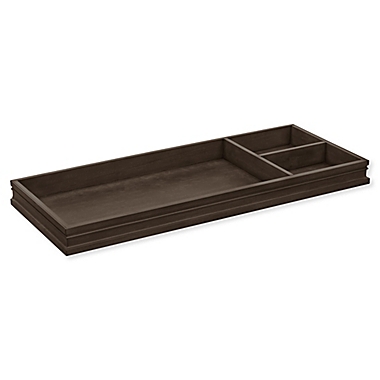 Million Dollar Baby Classic Rhodes Removable Changing Tray in Brownstone. View a larger version of this product image.