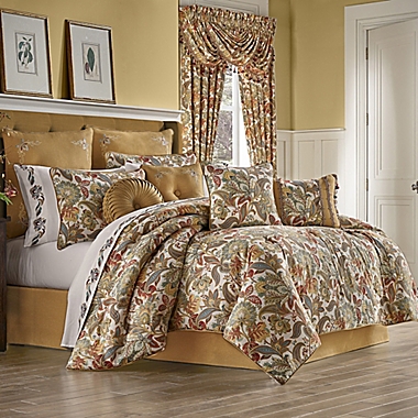 J. Queen New York&trade; August 4-Piece Queen Comforter Set. View a larger version of this product image.