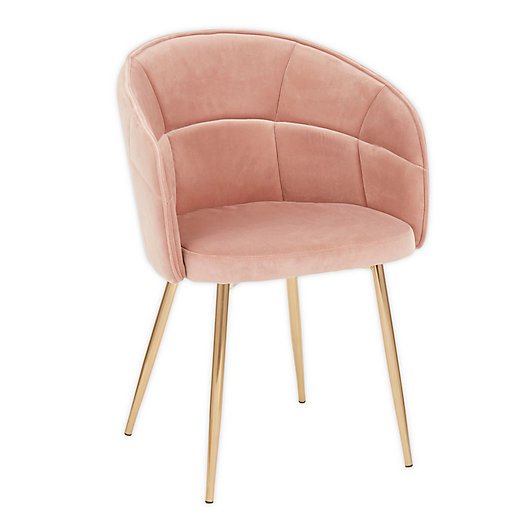 Alternate image 1 for LumiSource® Lindsey Side Chair in Pink/Gold