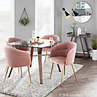 Alternate image 1 for LumiSource&reg; Lindsey Side Chair in Pink/Gold