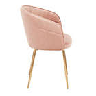 Alternate image 6 for LumiSource&reg; Lindsey Side Chair in Pink/Gold