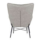 Alternate image 6 for Izzy Chair and Ottoman Set in Black and Grey