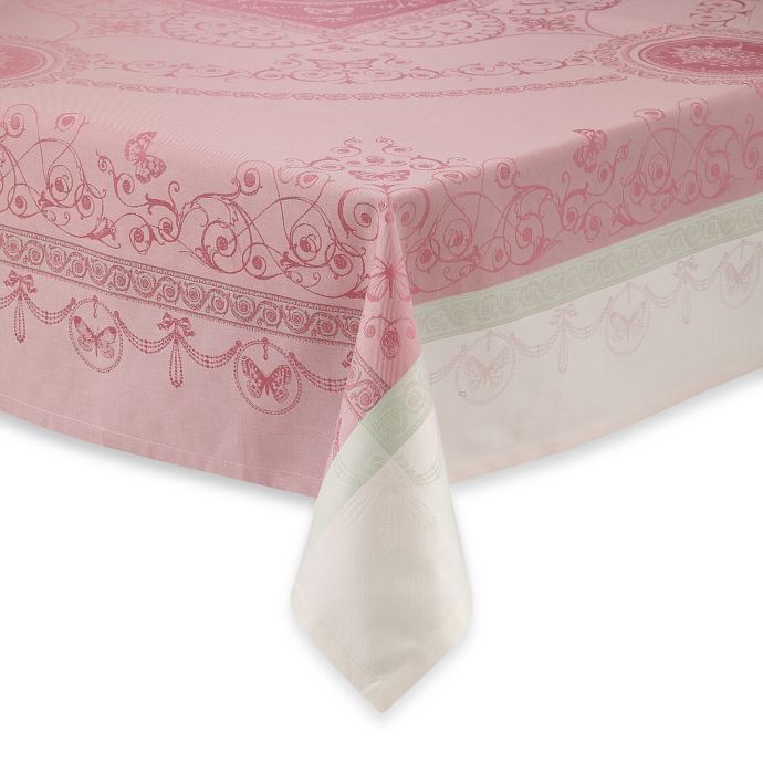 Garnier-Thiebaut Eugenie Candy Damask Tablecloth | Bed Bath & Beyond