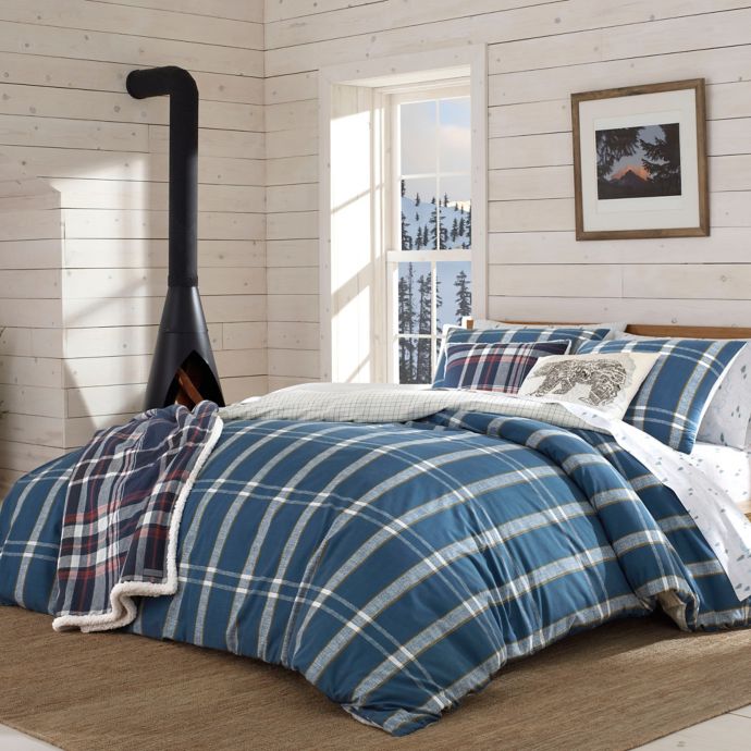Eddie Bauer Taylor Plaid Duvet Set Bed Bath Beyond