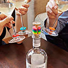 Alternate image 2 for Kikkerland&reg; 9-Piece Rainbow Drink Marker and Bottle Stopper Set