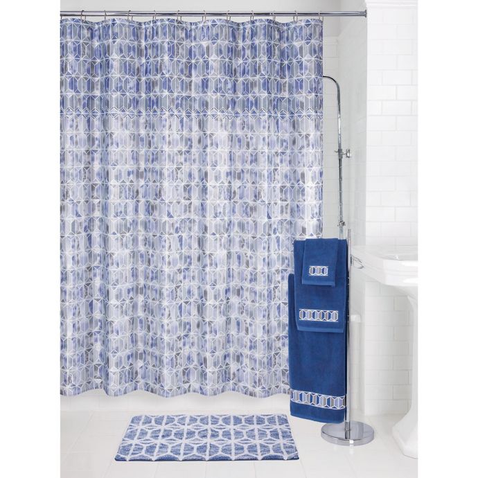 Hexagon Border Shower Curtain Collection Bed Bath Beyond