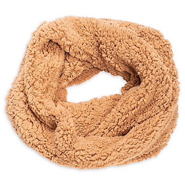 Women&#39;s Teddy Loop Scarf in Brown. View a larger version of this product image.