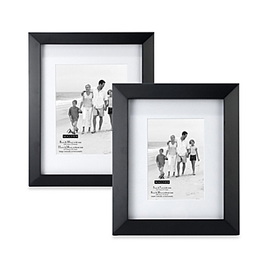 Malden&reg; Berkeley Matted Picture Frame in Black. View a larger version of this product image.