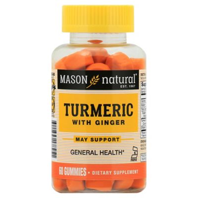 Mason Natural&reg; 60-Count Turmeric with Ginger Gummies